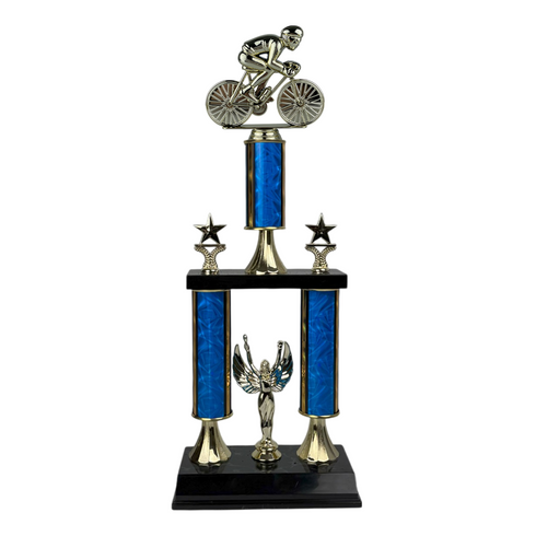 Trofeo de Tubo con Figura Serie 50 de Ciclismo